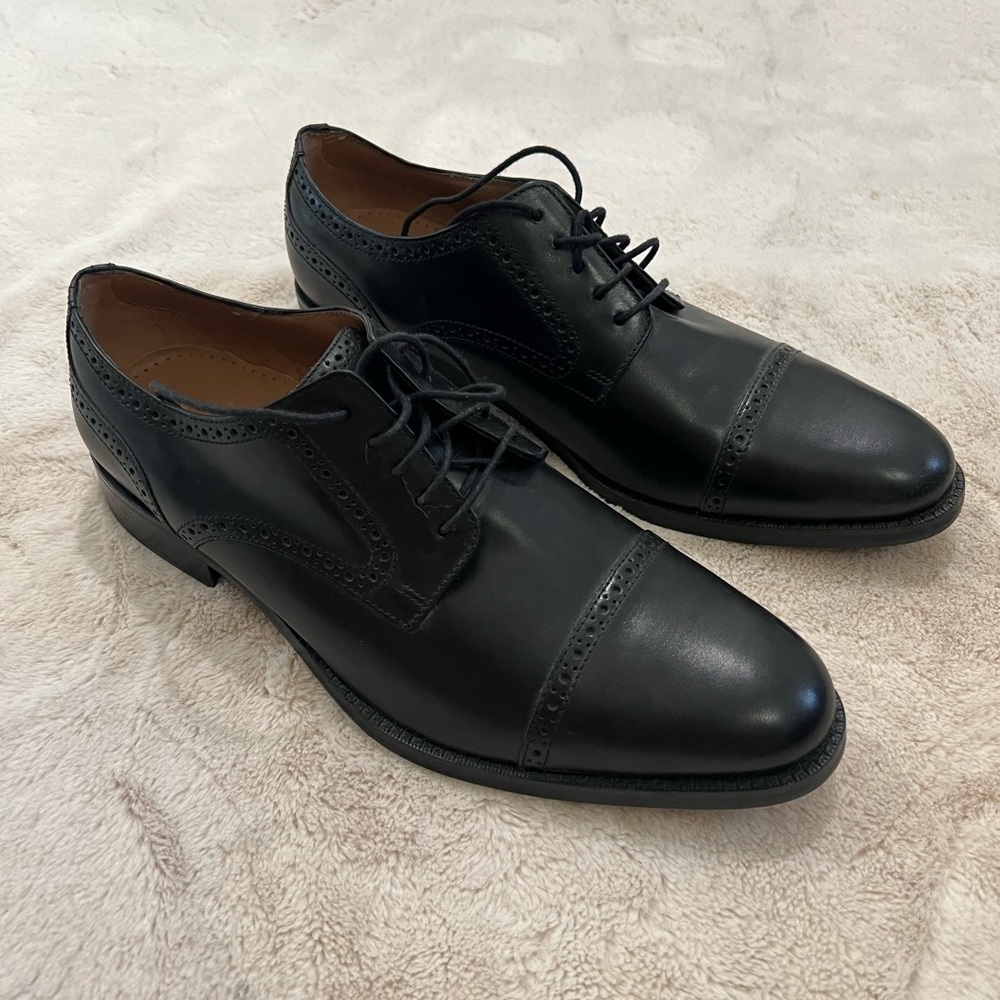 Cole Haan Black Grand OS Cap Toe Loafers - Size 11.5